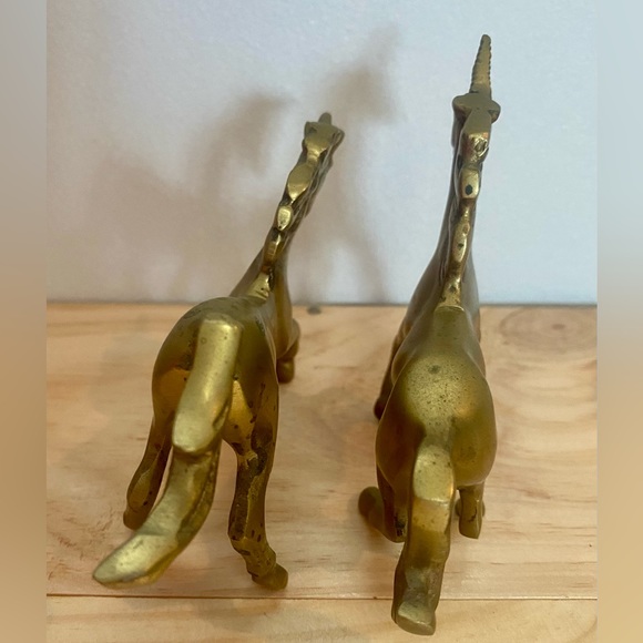 Brass unicorn pair - Picture 4 of 5